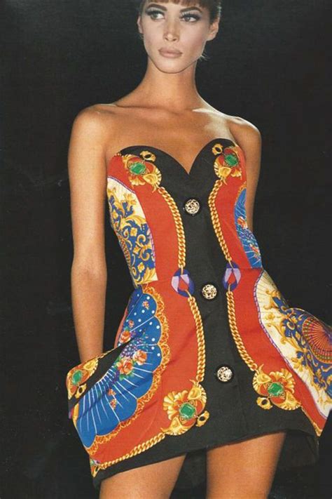 versace black dress 1991|gianni Versace black dress.